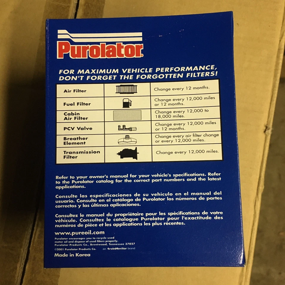Purolator L34750 Oil Filter For Courier Bravo Triton Pajero Challenger Ryco Z313 - Image 2 of 4