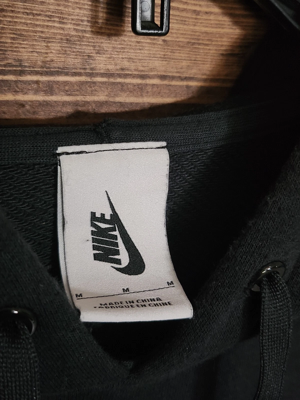OFF WHITE *CAMPIONE NIKE! Nikelab x BIANCO SPORCO Mercurial Nuova di zecca x felpa con cappuccio nera VIRGIL ABLOH taglia M