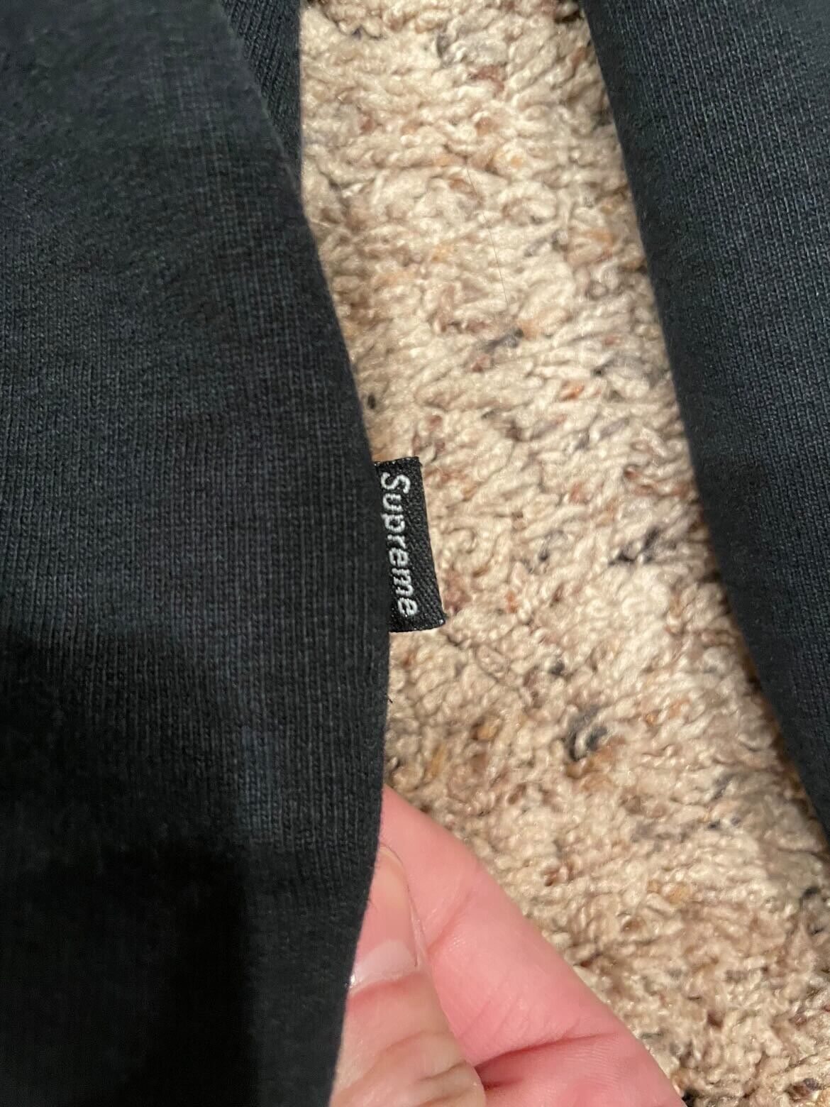 Supreme Box Logo Crewneck Black & Purple    eBay