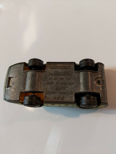 Streichholzschachtel Nr. 74, Zehenpartie Joe Abschleppwagen, Druckguss-Spielzeugauto, 1972 Vintage, hellgrün - Bild 5 von 5