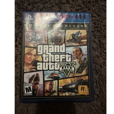 Rockstar Games Grand Theft Auto V Premium Edition PS4 NTSC-U/C M Manual