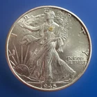 1945 (P) Walking Liberty Silver Half Dollar GEM BU FAST SHIPPING 30