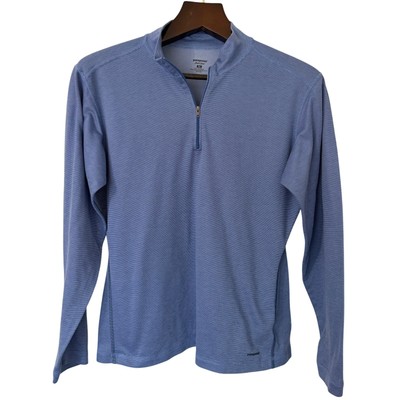 Patagonia Capilene 1/4 Zip Long Sleeve Shirt Womens XL Blue Baselayer