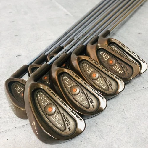 Ping EYE2 Beryllium Copper Orange Dot Iron Set #3-W,S(9Clubs) - Picture 2 of 7