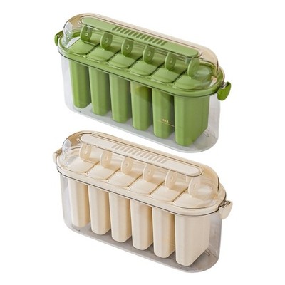 Multiple Ice Cream Mould 6 Cells Easy Cleaning Quick Releases Design