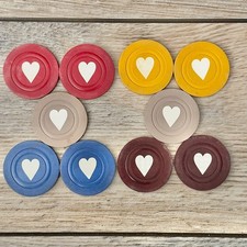 Vintage Inlaid Composite Poker Chips Monarch ...