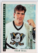 1993-94 Score #490 Sean Hill Anaheim Mighty Ducks