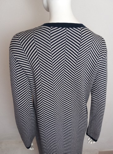 NEU 'S MAX MARA Maxi Kleid schwarz/grau 80%Wolle 20%Kaschmir Langarm M De38/40 - Bild 9 von 13