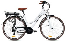 F.LLI SCHIANO City bike donna 28" alluminio forcella ammortizzata  10.4 ah Bianc