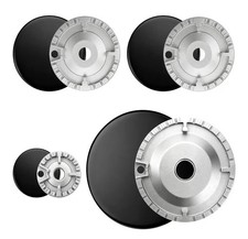 EEEKit 8-Piece Gas Stove Burner Caps - Large, Medium & Small Replacement Set