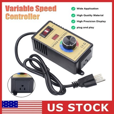4000W For Router Fan Variable Speed Controller Electrical Motor Rheostat AC 120V