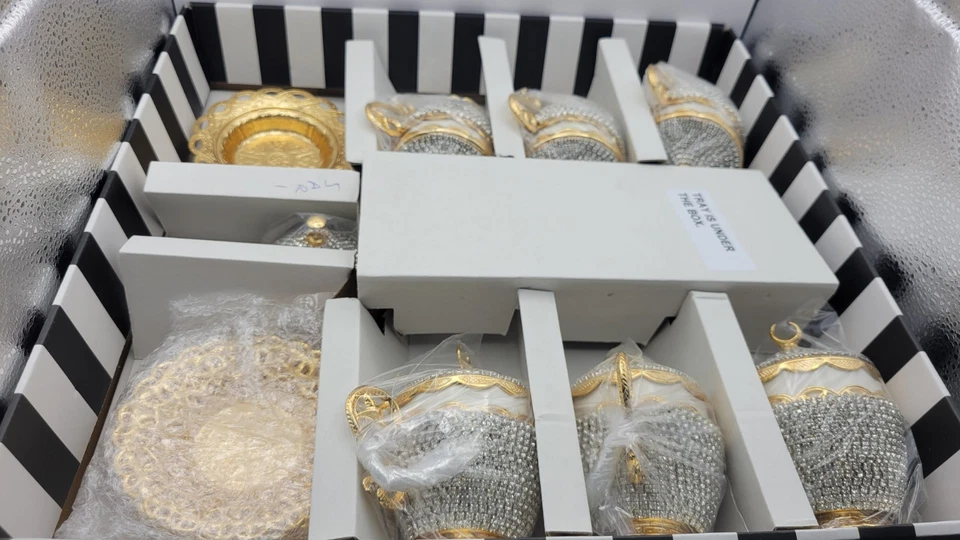 Juego de 27 piezas de platillo de taza de café espresso turco griego árabe (Gelincik) Foto 2 de 4