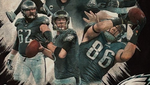 Philadelphia Eagles Super Bowl 52 NFL Mens Black T-shirt Entire Team No Tag L - Bild 3 von 5