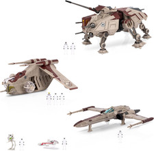 Star Wars Micro Galaxy Squadron Republic Attack Force Bundle Set - Deluxe Battle