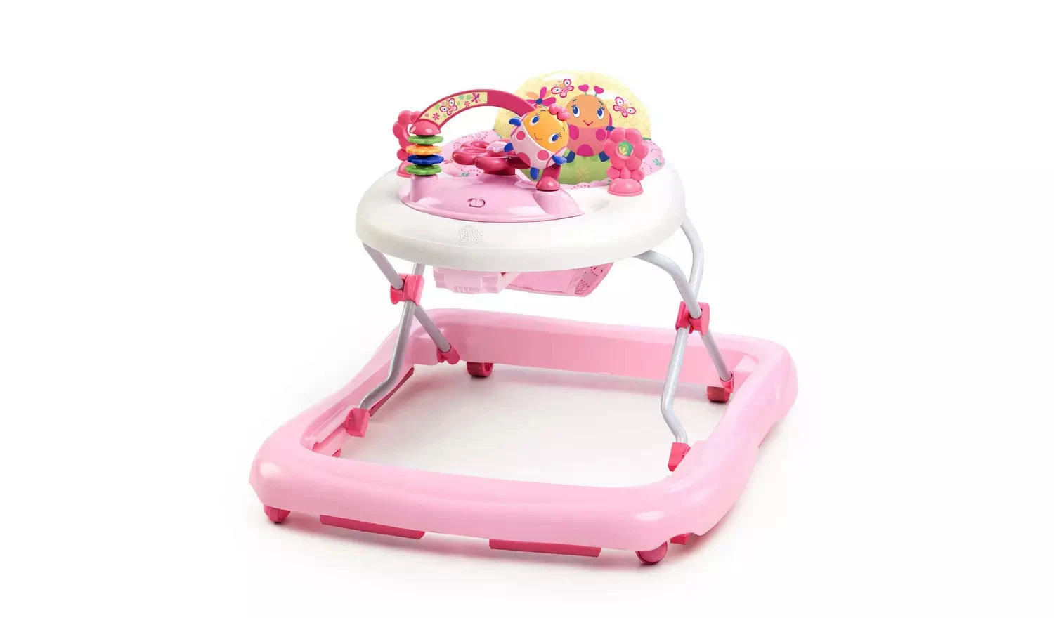 Bright Starts JuneBerry Walk-A-Bout Baby Walker (OPENED BOX TESTED ITEM)