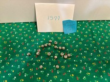 jewelry findings spacers silver round small