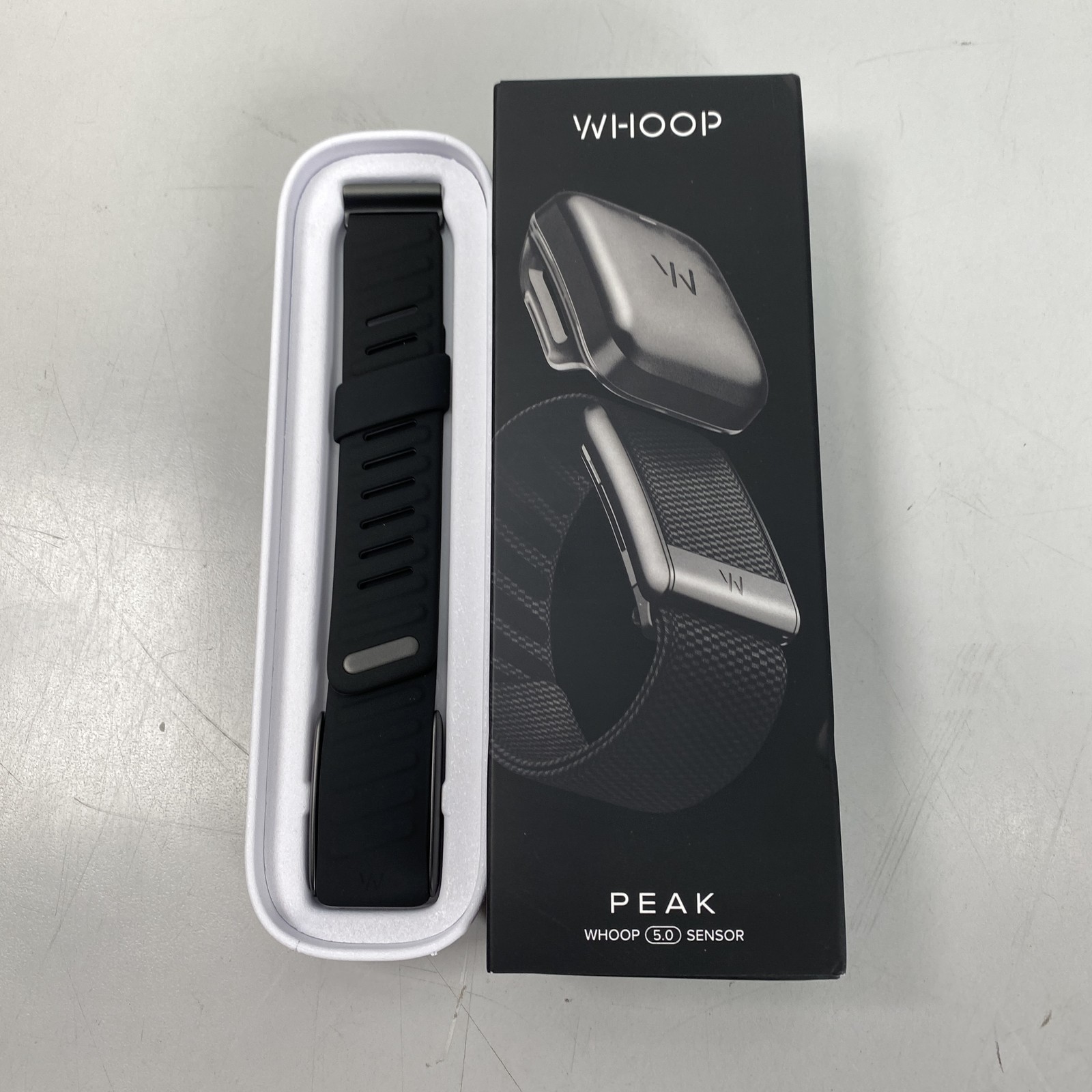 WHOOP 5.0 Peak-Health and Fitness Tracker-Obsidian+5.0 Spotflex Silicone Band