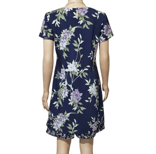 Positive Attitude Y2K Floral Shift Dress - Sz 10 (Petite) - Picture 2 of 6