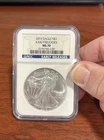 Silver Eagle 2010 S $1 NGC MS70 Early Releases. Perfect Grade!