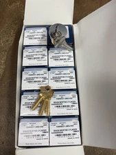 Ilco 1-1/4” Satin chrome Mortise Cylinders On The Master  System