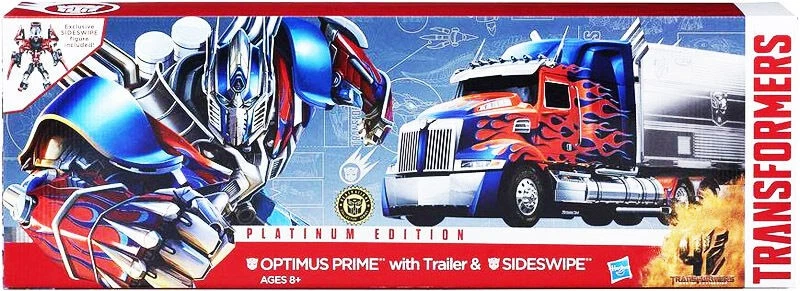 Transformers Age of Extinction - Platinum Edition - Optimus Prime w/Sideswipe - Image 3 of 4