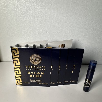 Lot of 5, New Versace Pour Femme Dylan Blue Eau De Toilette 1ml Each