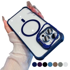 For iPhone 16 Pro 14 Pro Max 13 Shockproof Mag Safe Case Camera Lens Cover