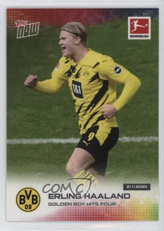 2020-21 Topps Now Bundesliga Online Exclusive English /2646 Erling Haaland 0ai2