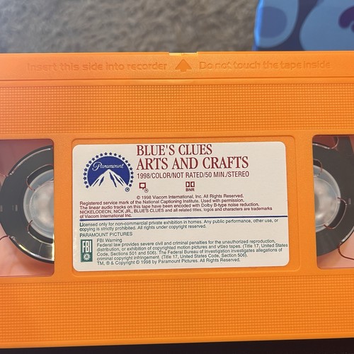 Blue's Clues Arts and Crafts & Blue’s Birthday VHS Video Lot Kids Nickelodeon - Picture 4 of 9