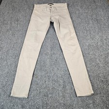 Flying Monkey Skinny Jeans Womens 27 Tan Khaki Made in USA Stretch L7384