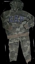 Gap Boys XL 12 Camouflage Hoodie and Pants Sweatsuit Set