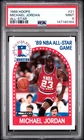 1989 HOOPS ALL-STAR #21 MICHAEL JORDAN PSA 9