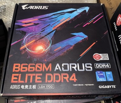 Gigabyte B660M Aorus Elite DDR4 Intel Socket LGA 1700 Motherboard 12/13/14 Gen