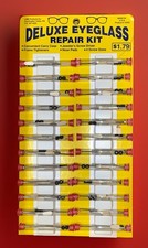 Vintage Deluxe Eyeglass Repair Kit One Card with 24 Kits Complete Store Stock