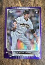 2022 Topps Chrome Update Series - Rookie Debut Mackenzie Gore #USC19 Purple...