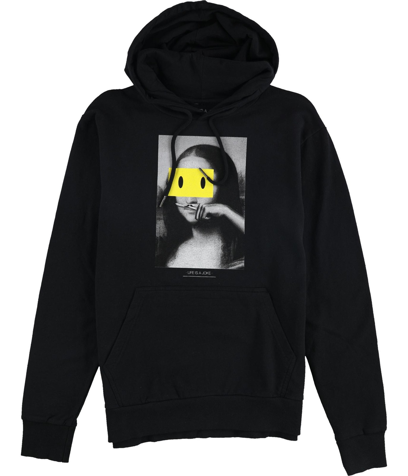 Elevenparis Mens Fleece Hoodie Sweatshirt Black Small 11790₽