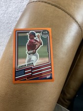 2026 Panini Stars & Stripes Prizm Orange /75 #51 Landon Hobby