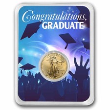 2026 1/10 oz Gold Eagle - w/Celebrate Graduate Card, In TEP-Pre-Sale 4309.90 per troy oz