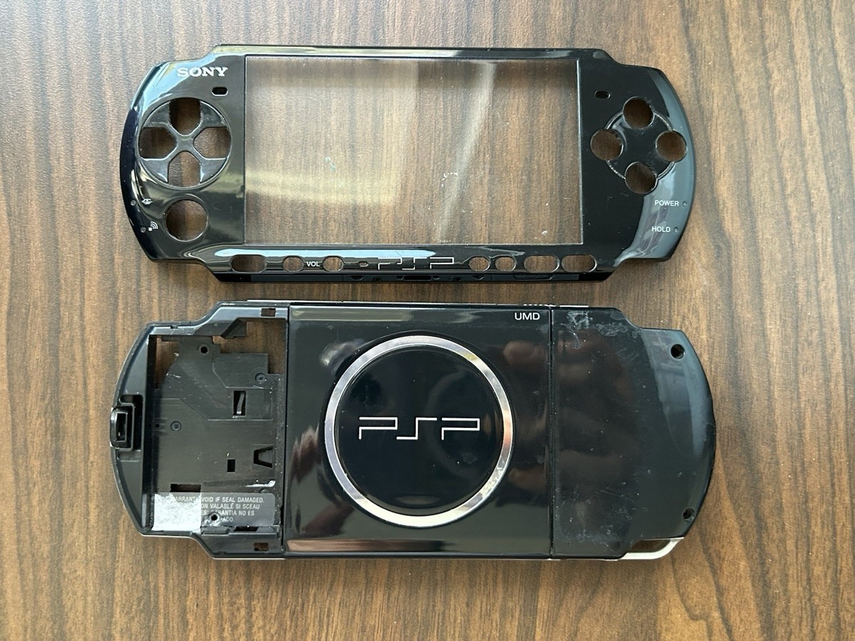 AUTHENTIC Sony PSP 3000 Black color used OEM shell only- FAST