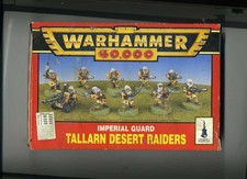  40kl Imperial Guard Tallarn Desert Raiders 1995 plus 5 figurines OOP métal