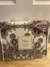 New Villa By Noble Excellence Sienna Full Queen Duvet Cover Set 3Pc