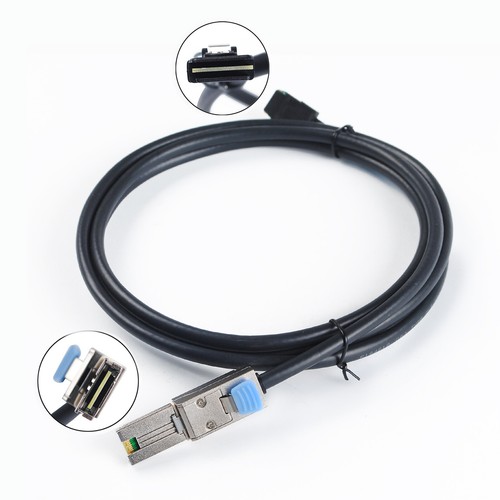 2M SFF-8087 Mini SAS 36P Pin to SFF-8088 Mini SAS 26P Pin Adapter Transfer Cable - Photo 5/12