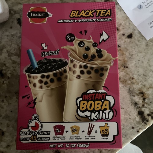 JBasket Black Tea Instant Boba Kit 10oz /285g eBay