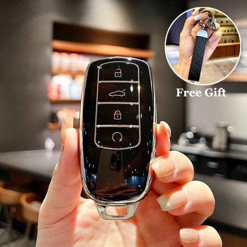 TPU Car Remote Key Fob Case Fob Cover Holder For Chery Omoda 5 Tiggo 7Pro Pink - Bild 8 von 12