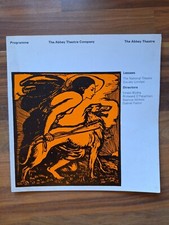 Vintage Theatre Programme.  The Abbey Theatre Dublin Ireland. 60s 70s