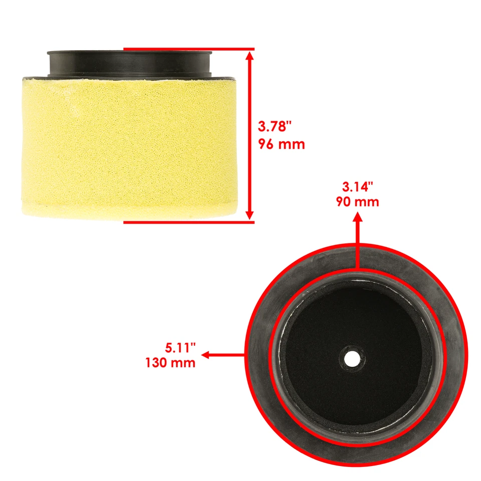 Filtro de aire y aceite Caltric para Honda Big Red 250 ATC250ES 1985-1987 17254-HA0-000 Foto 2 de 4