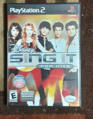 Disney Sing It: Pop Hits (Sony PlayStation 2, 2009) New & Sealed 