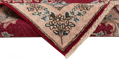 Kerman Tapis Persan Noués à la Main 148x98 cm-Fine, Orient, Tapis