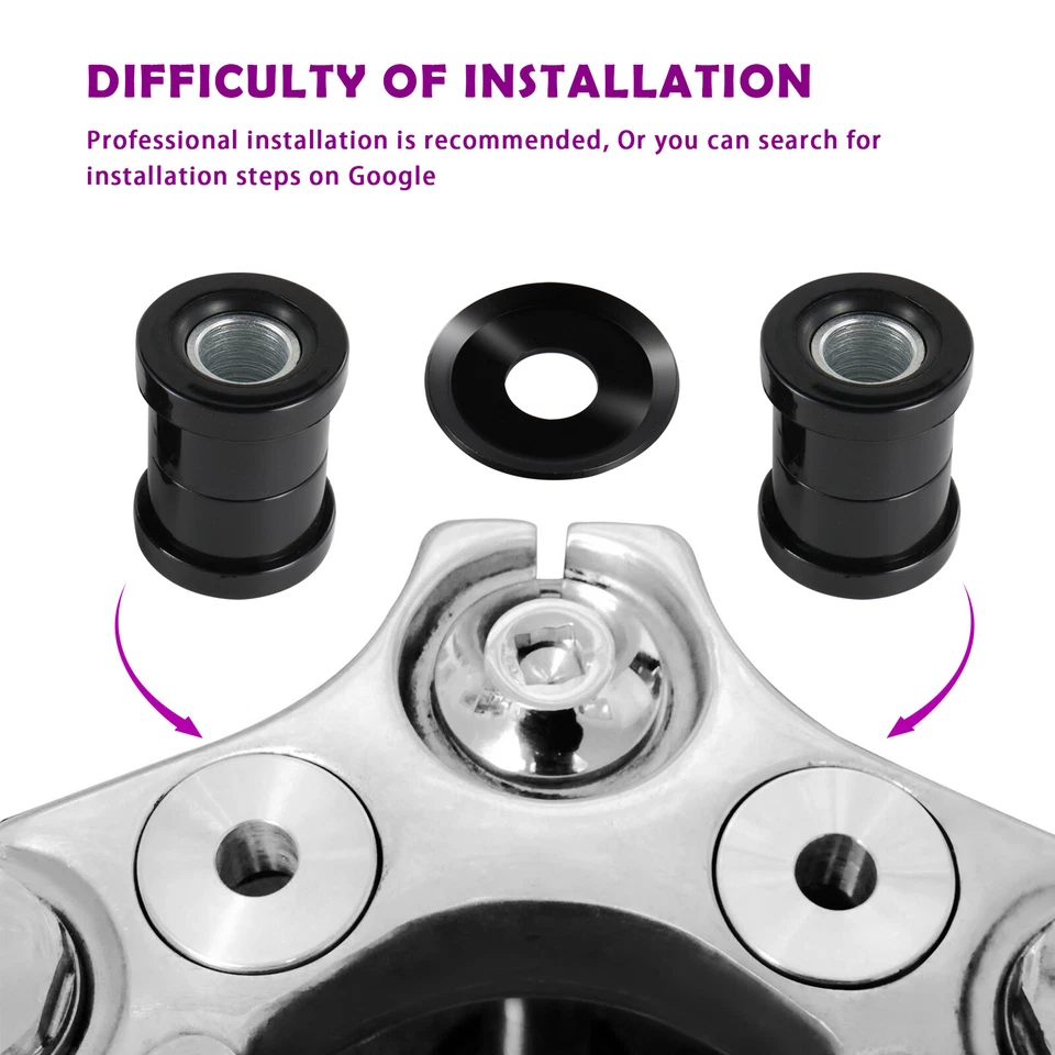 Buje elevador de manillar de poliuretano Harley para Softail Sportster Dyna 1973-2017 Foto 4 de 4