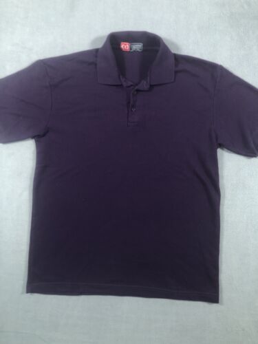 Cambridge Classics Polo Shirt Men 21 IN P2P Purple Pullover Short Sleeve  - 第 1/10 張圖片